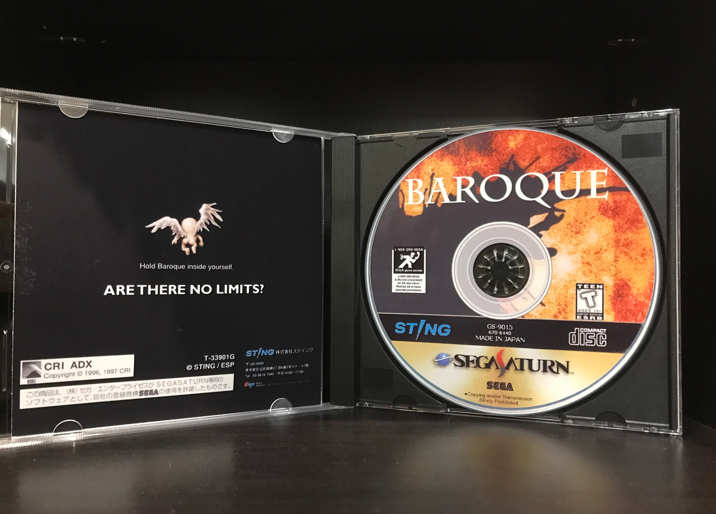 Baroque (English Translation) [Sega Saturn] Reproduction