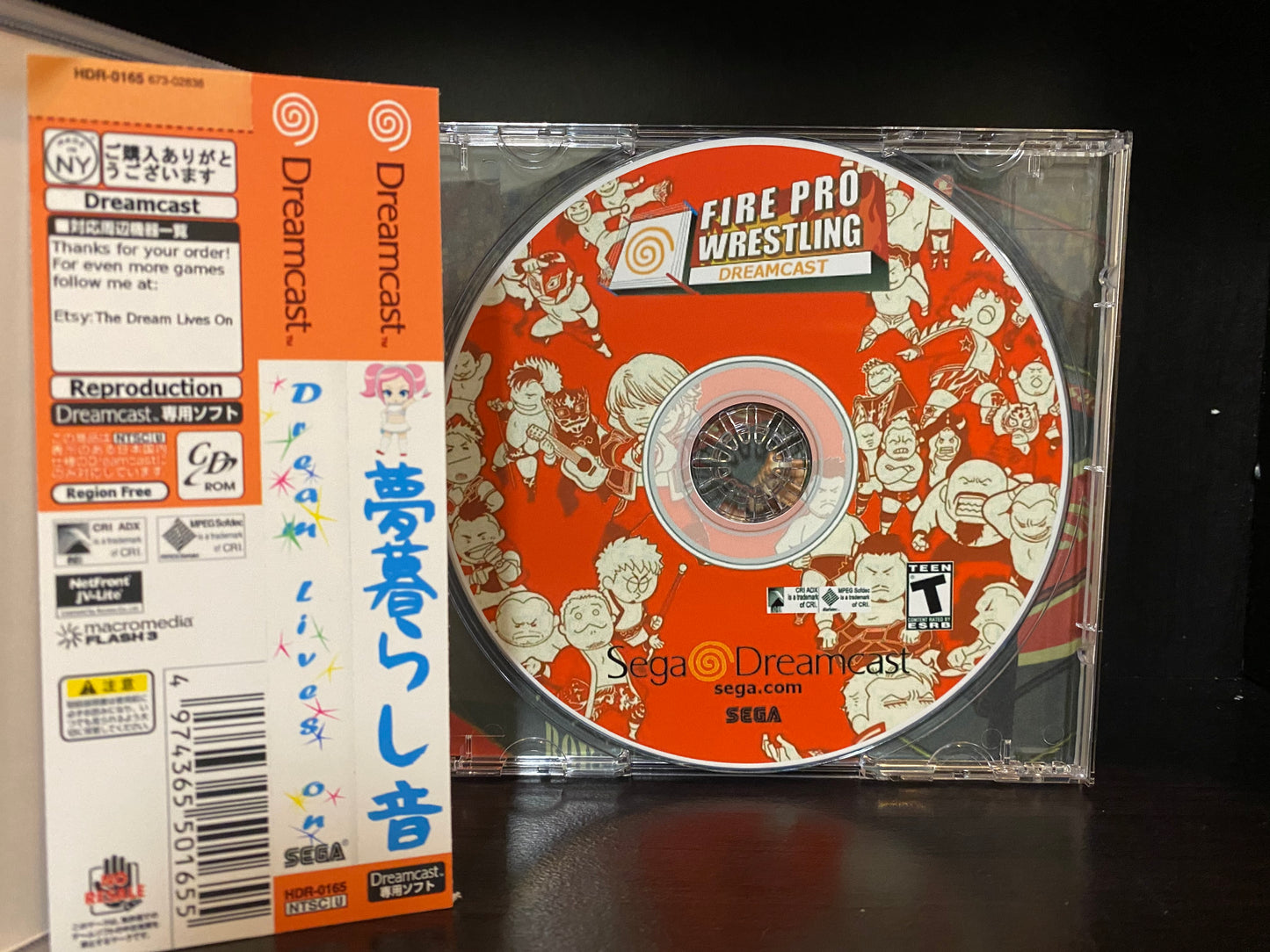 Fire Pro Wrestling D (English Translation) [Sega Dreamcast] Reproduction