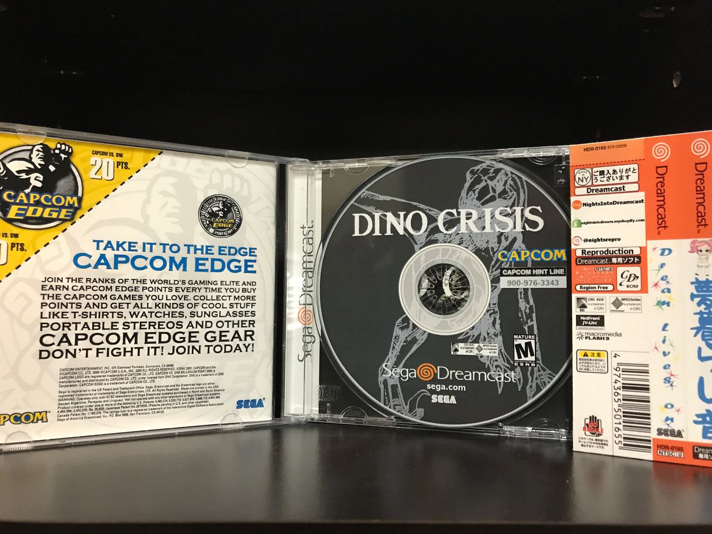 Dino Crisis (VGA Edition) [Sega Dreamcast] Reproduction