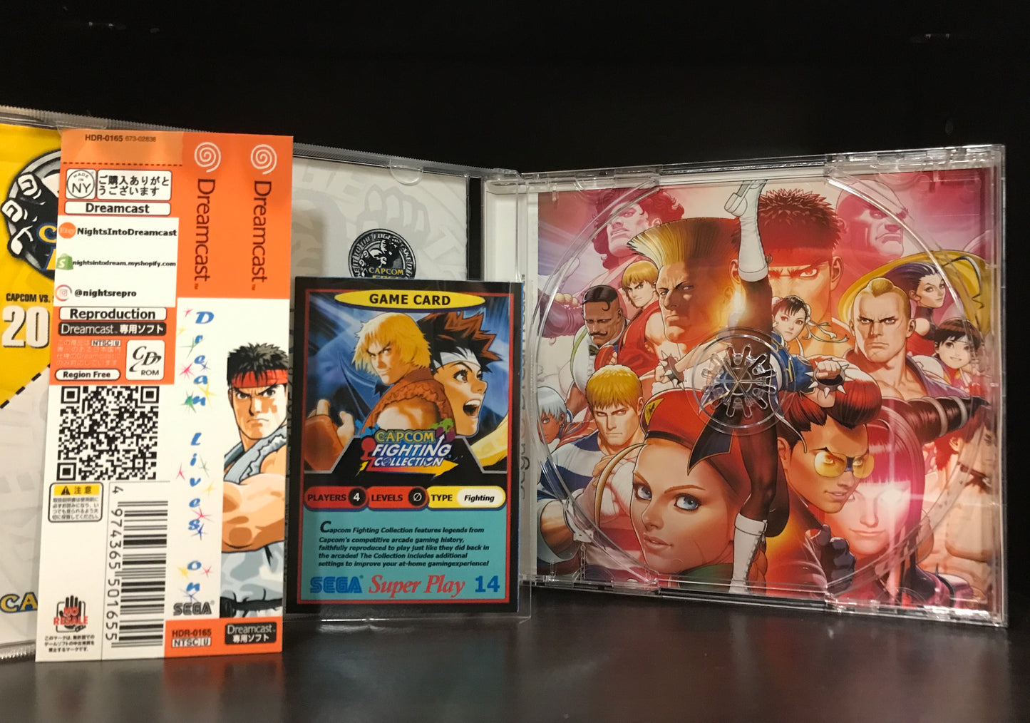 Capcom Fighting Collection [Sega Dreamcast] Reproduction