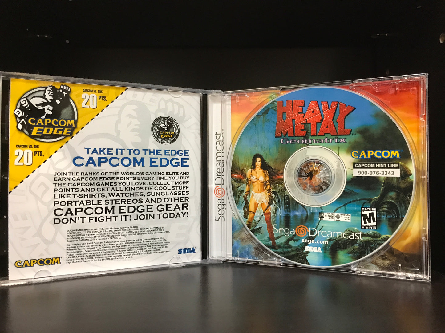 Heavy Metal: Geomatrix [Sega Dreamcast] Reproduction