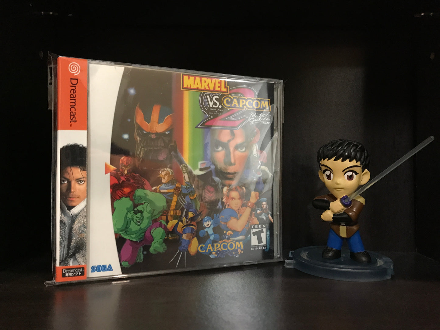 Marvel Vs Capcom 2 Michael Jackson Remix Sega Dreamcast Reproducti Nights Into Dream 