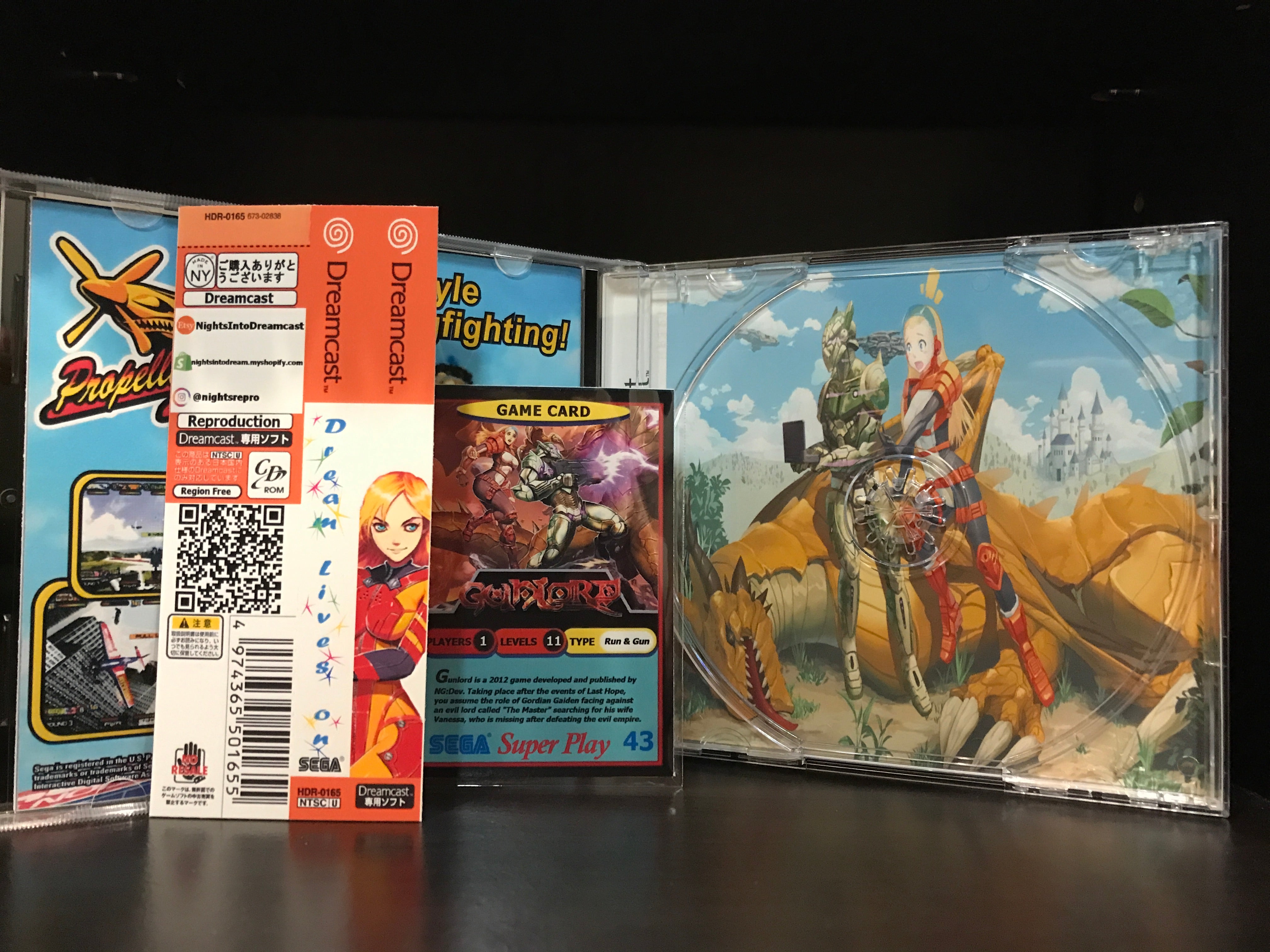 ガンロード　ドリームキャスト Gunlord[DC](新品)ガンロード[CDケースVersion] - bit-games 洋