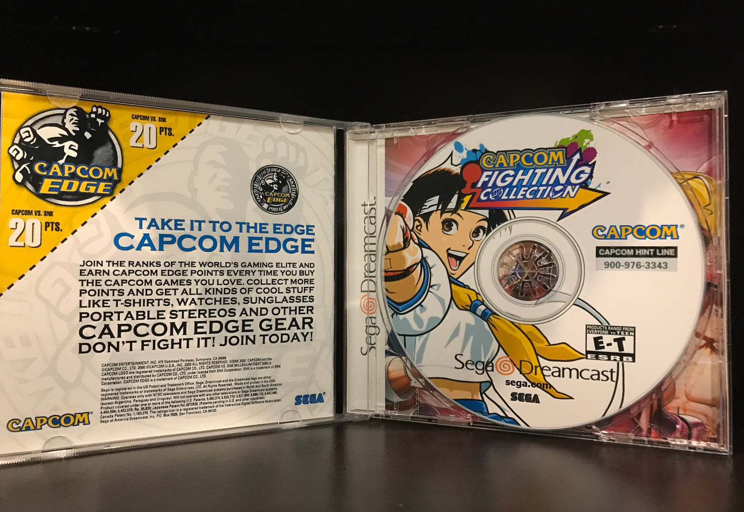 Capcom Fighting Collection [Sega Dreamcast] Reproduction