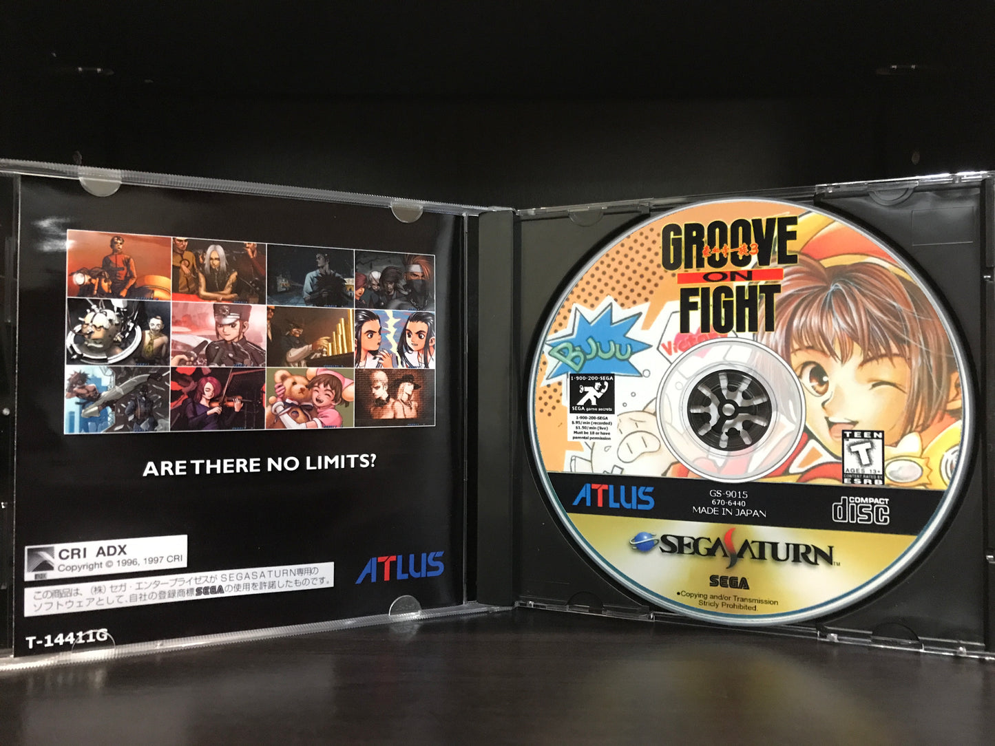 Groove on Fight [Sega Saturn] Reproduction