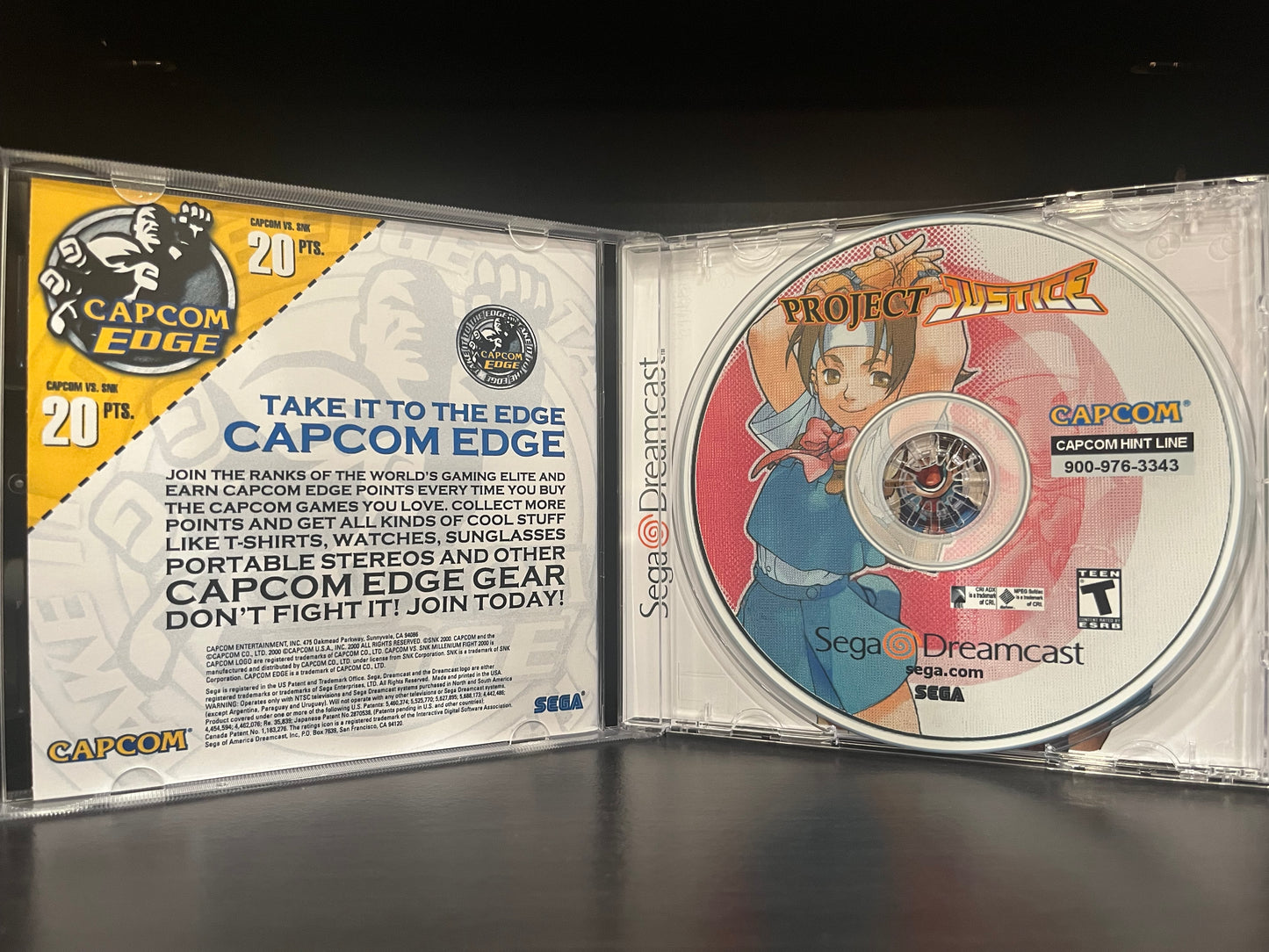 Project Justice [Sega Dreamcast] Reproduction