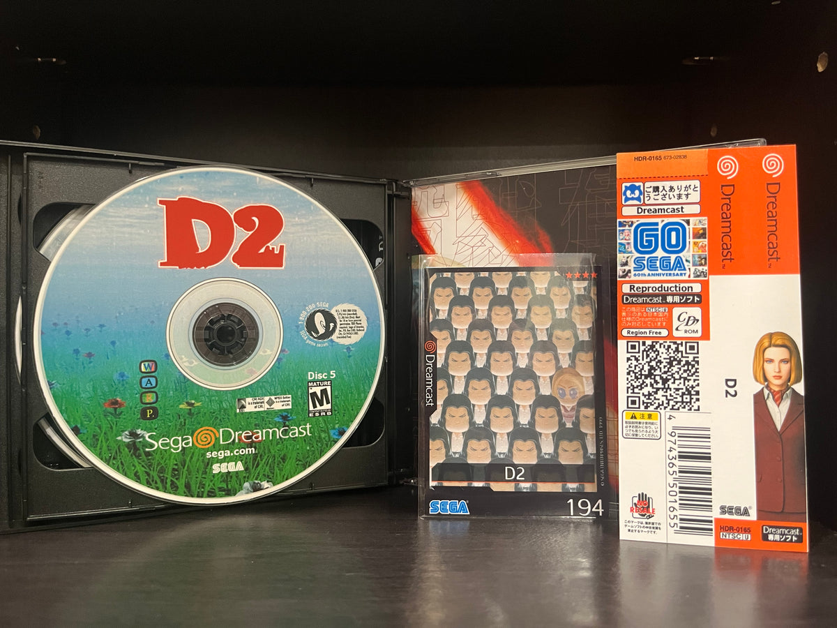D2 (99 Min Version) [Sega Dreamcast] Reproduction