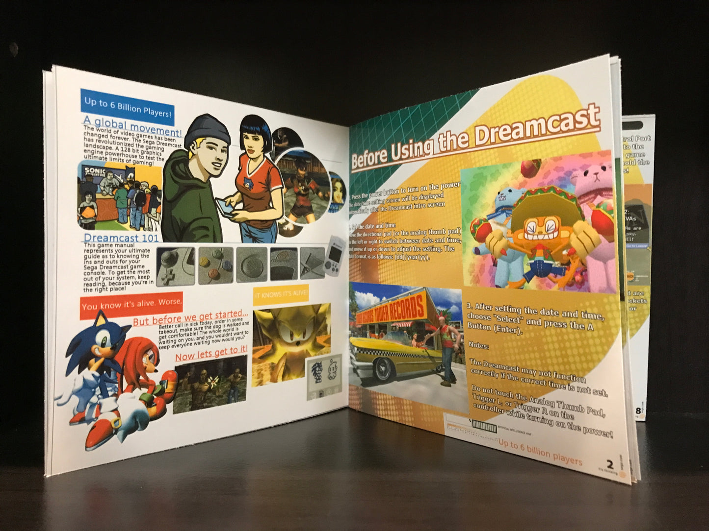 Dreamcast Game Manuals (Full Color 16 pages) [A-P]