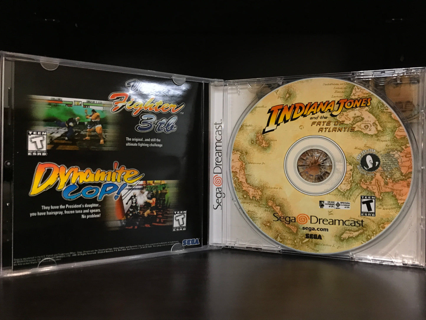 Indiana Jones and the Fate of Atlantis [Sega Dreamcast] Reproduction