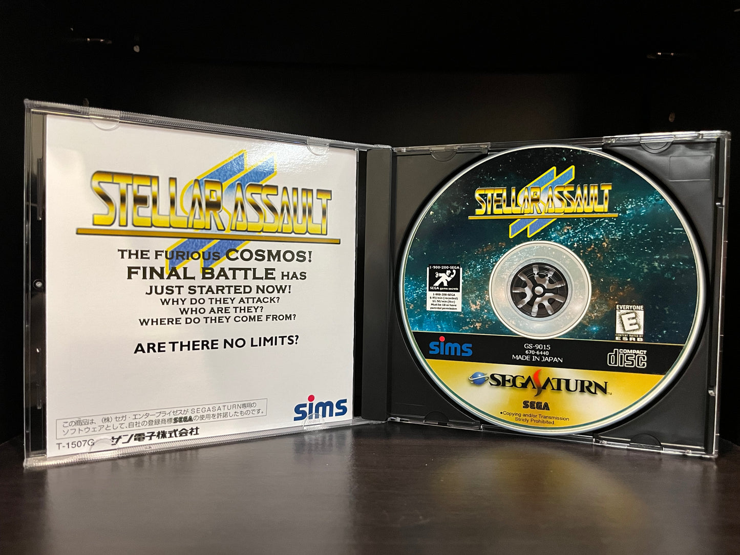 Stellar Assault SS (English Translation) [Sega Saturn] Reproduction