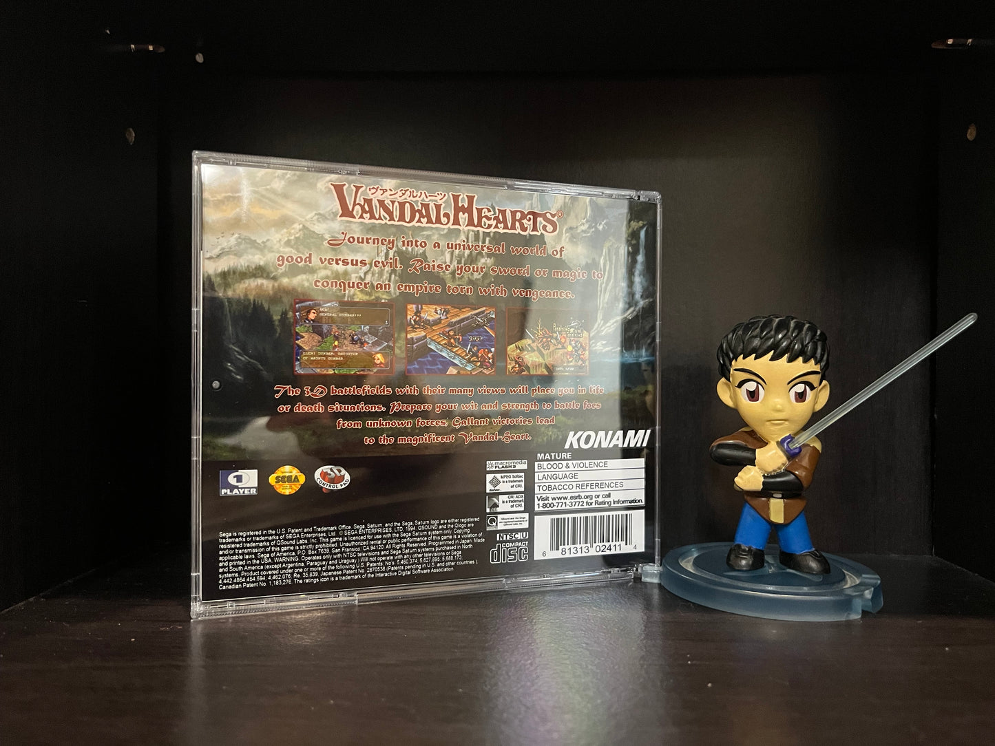 Vandal Hearts (English Translation) [Sega Saturn] Reproduction