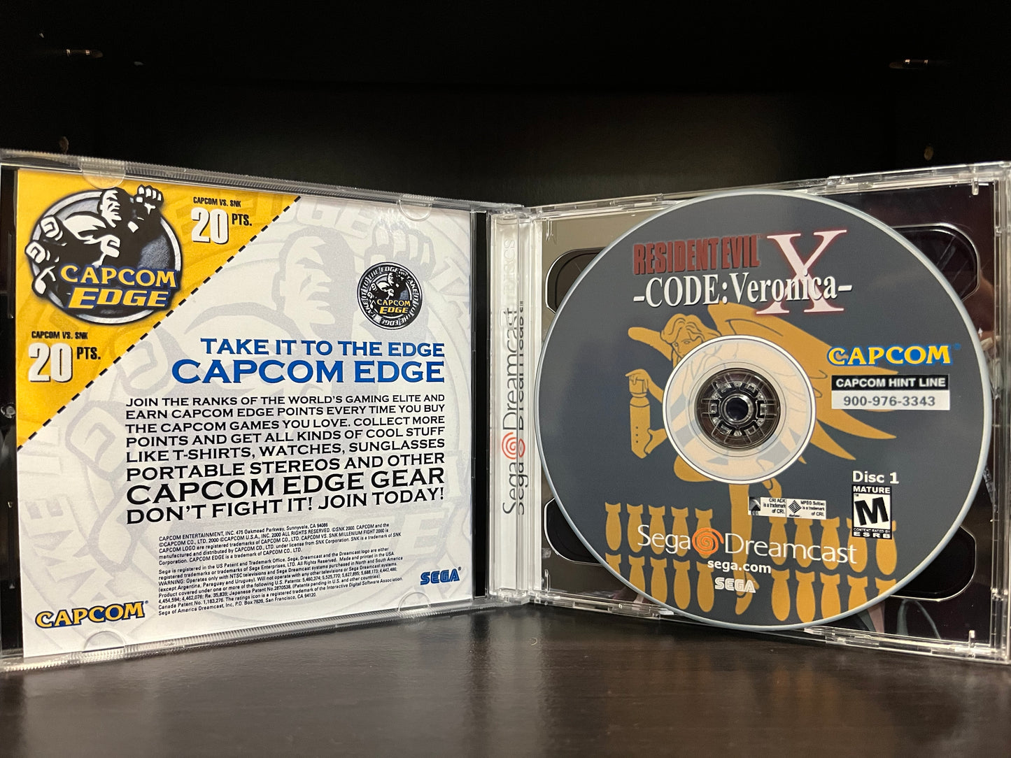 Resident Evil: Code Veronica X [Sega Dreamcast] Reproduction