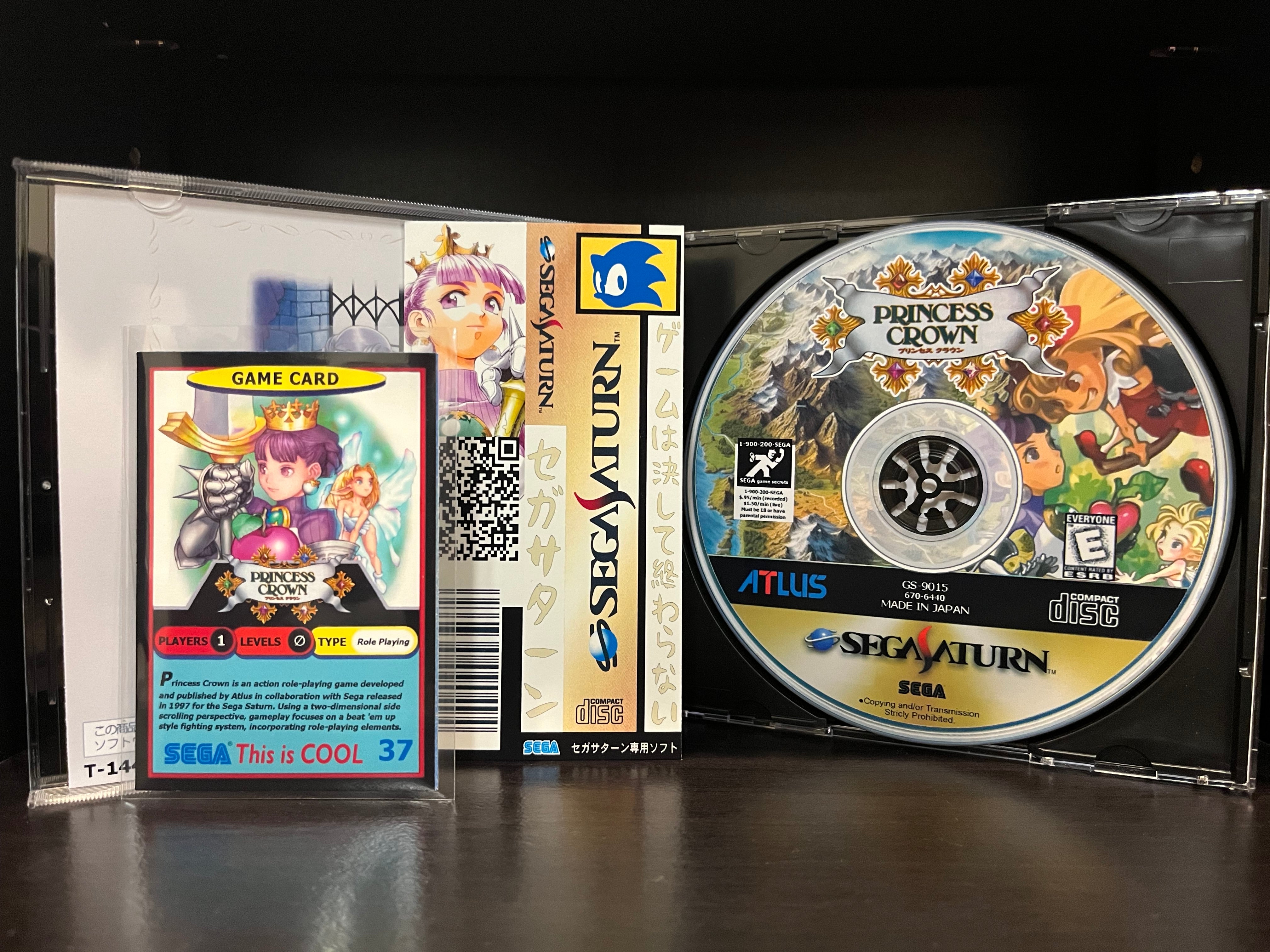 Princess Crown (English Translation) [Sega Saturn] Reproduction