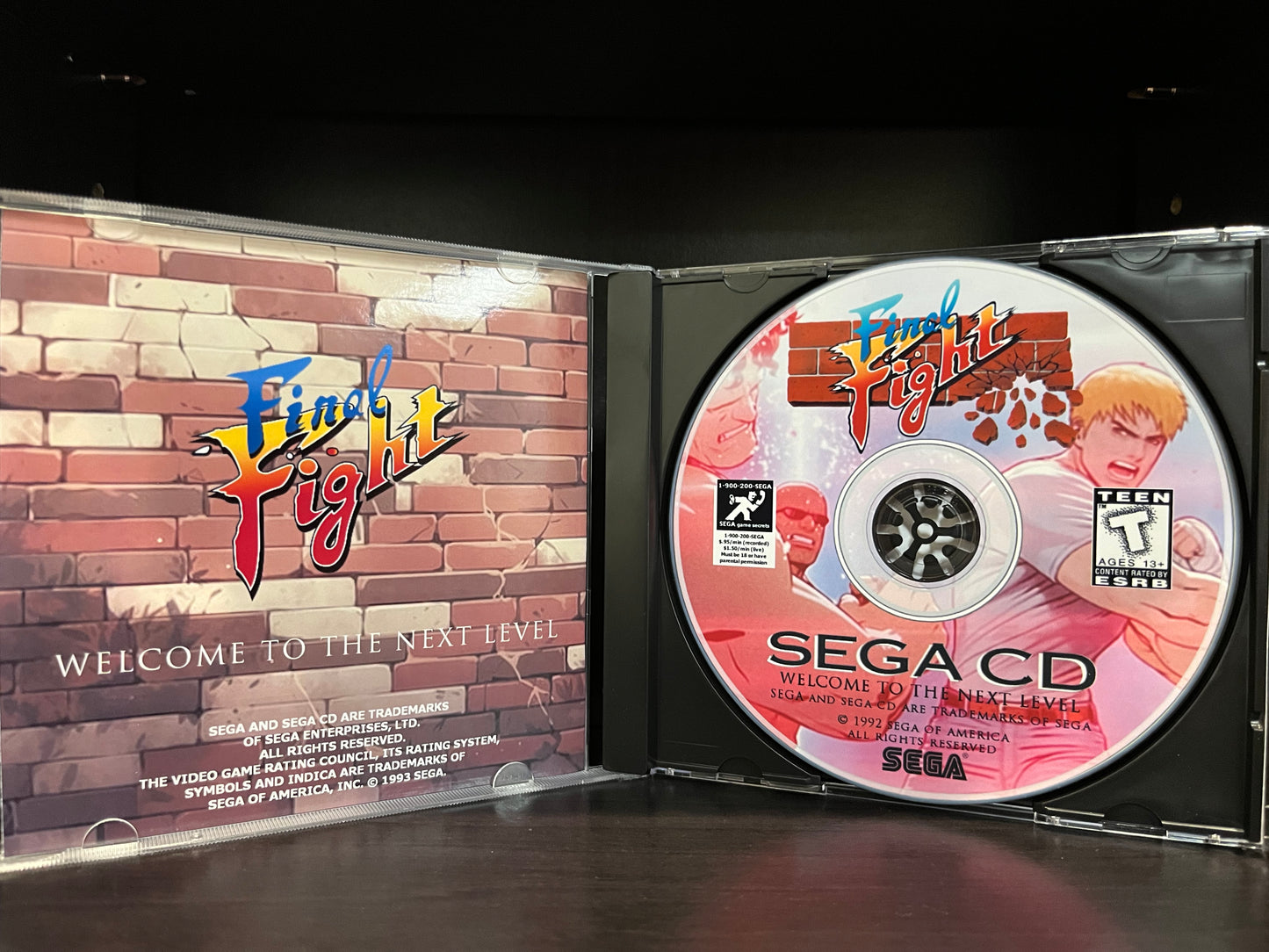 Final Fight CD (Arcade Colors Hack)  [Sega CD] Reproduction