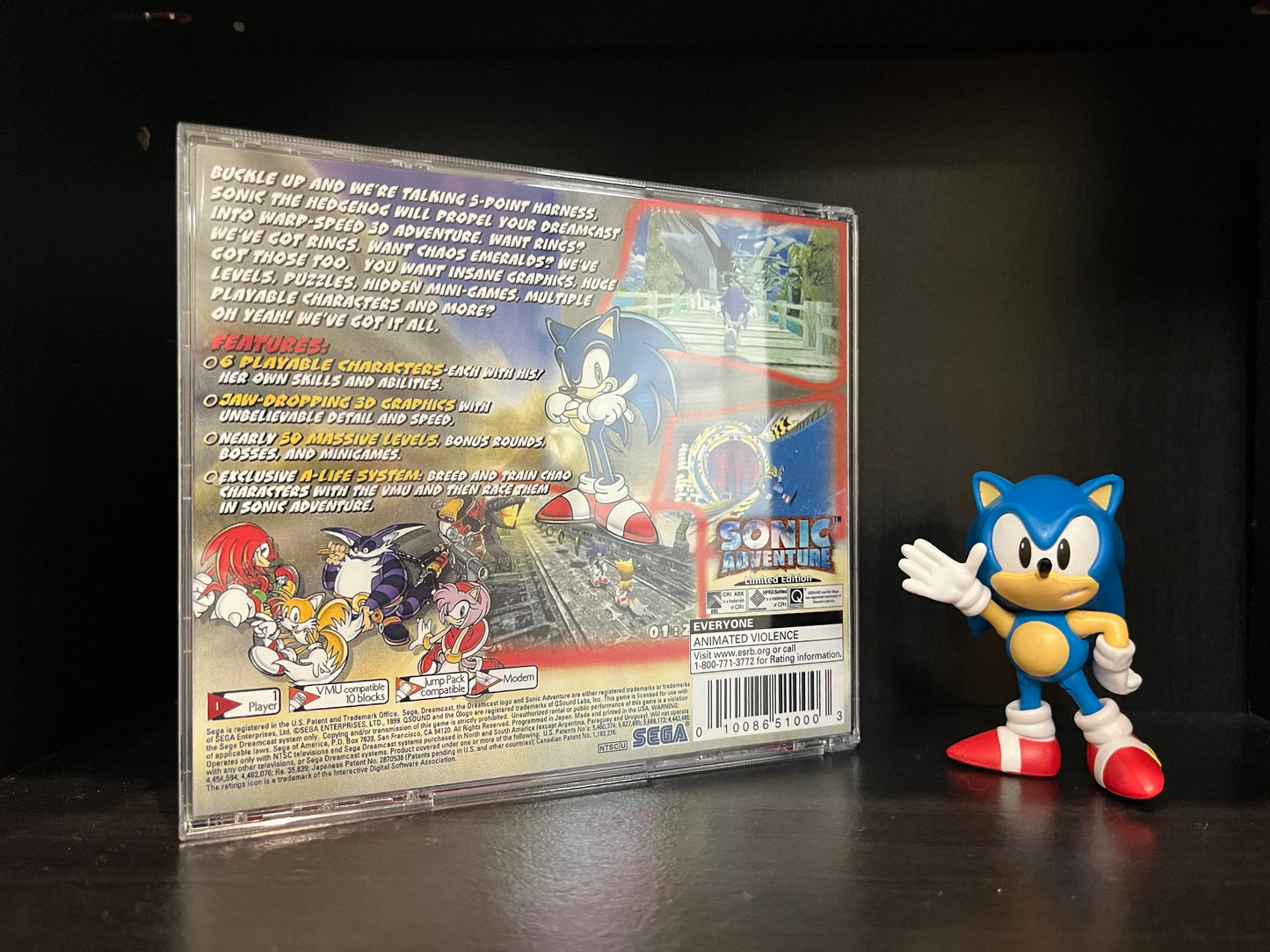 Sonic Adventure: Limited Edition [Sega Dreamcast] Reproduction