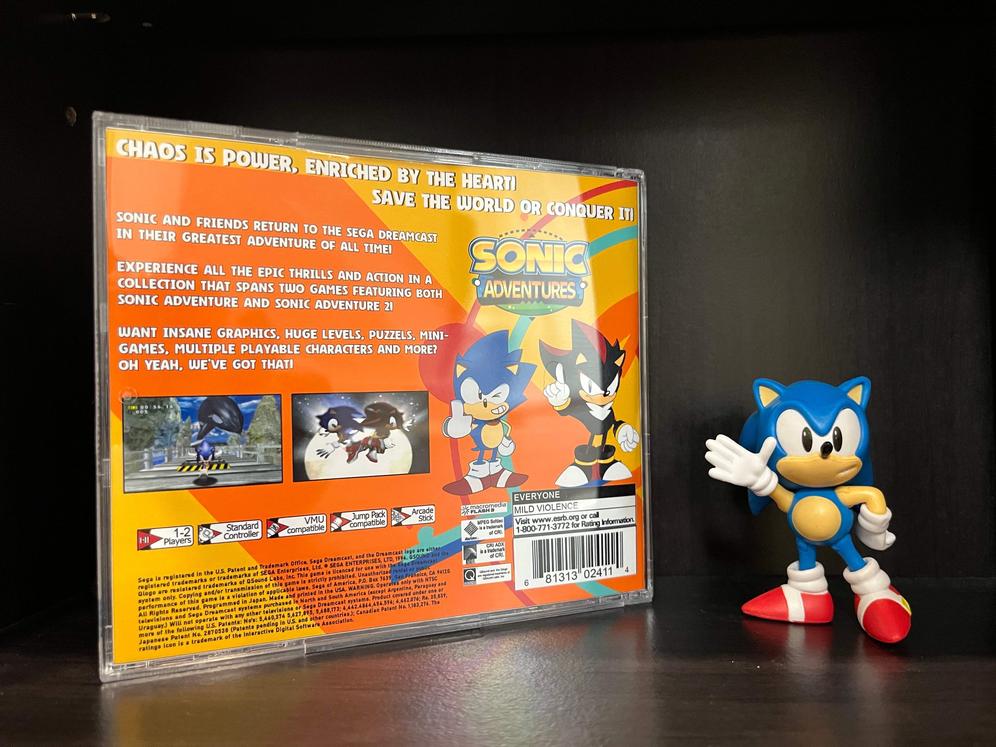 Sonic Adventures (Sonic Adventure 1&2) [Sega Dreamcast