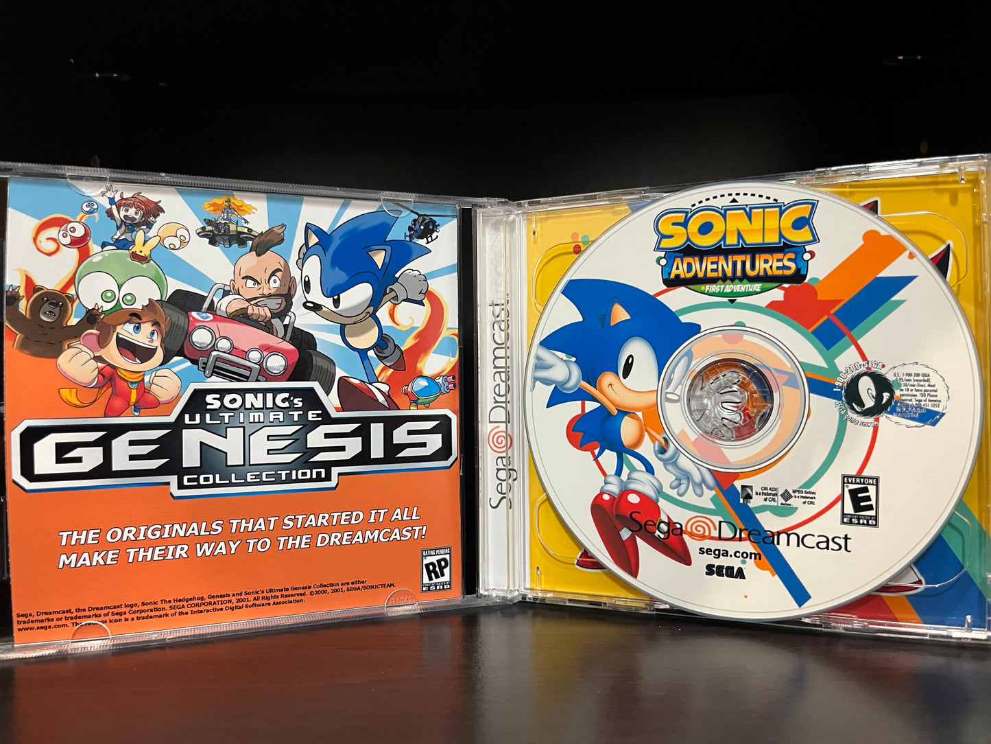 Sonic Adventures (Sonic Adventure 1&2) [Sega Dreamcast] Reproduction