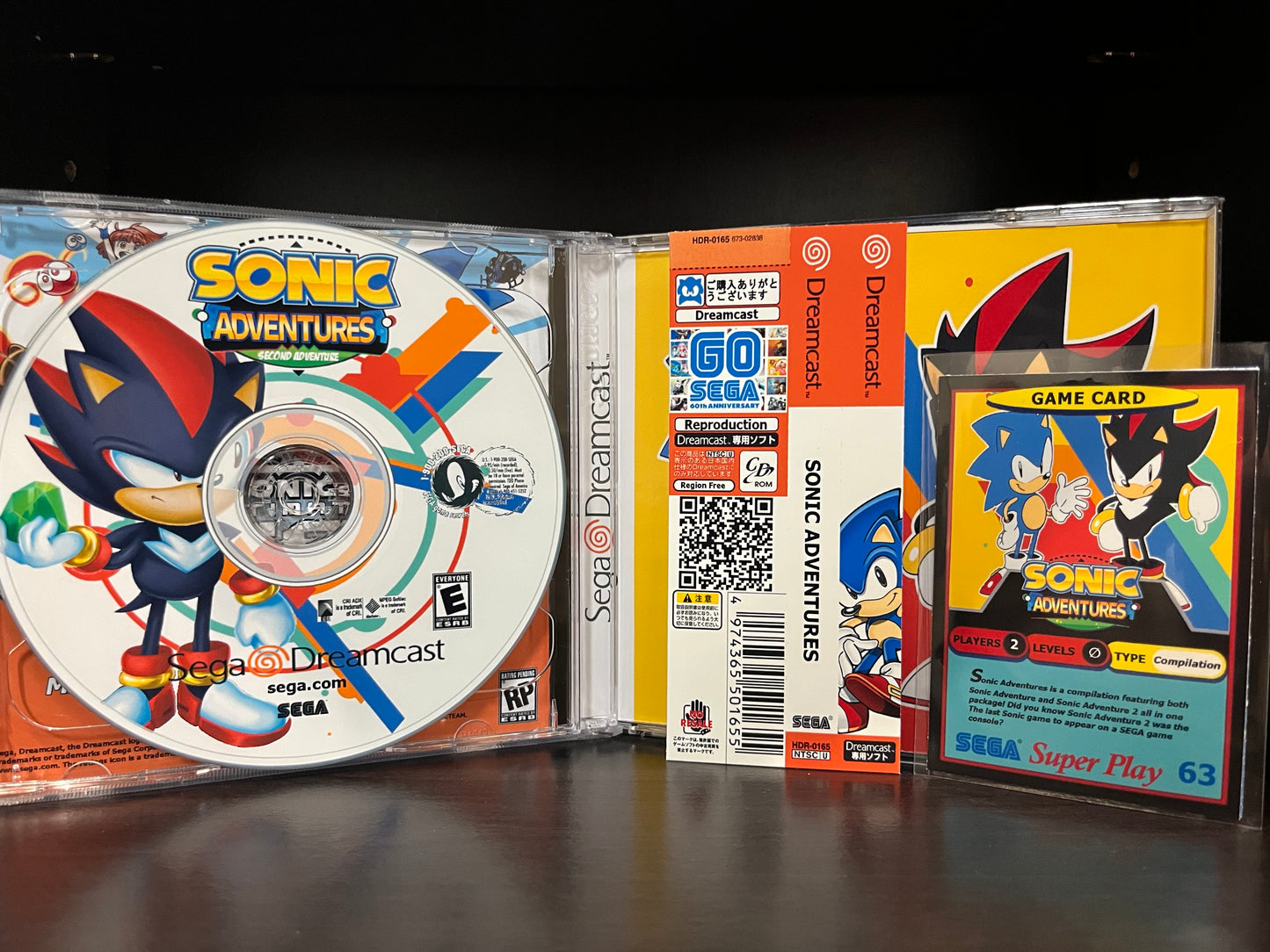 Sonic Adventures (Sonic Adventure 1&2) [Sega Dreamcast] Reproduction