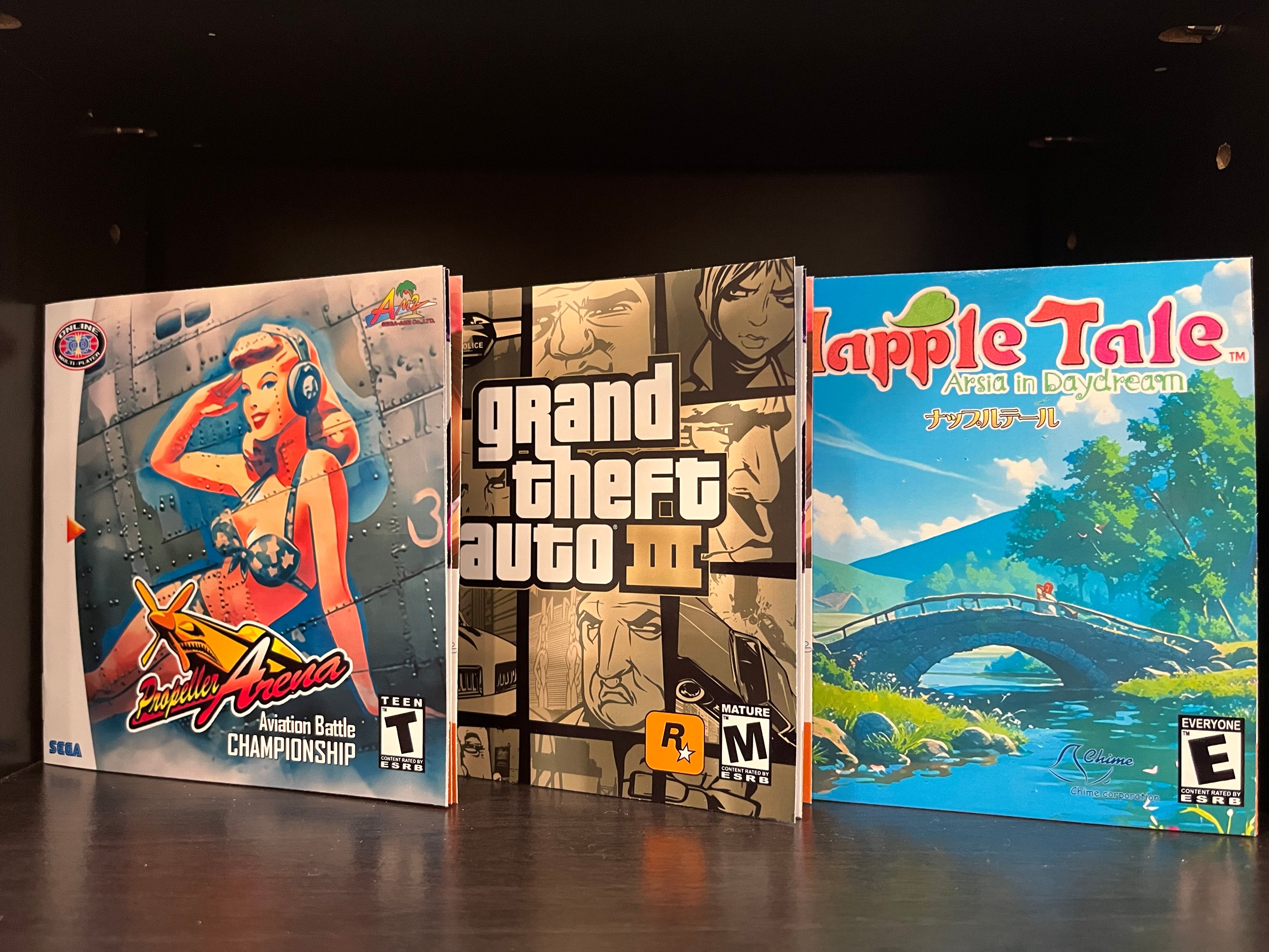 Dreamcast Game Manuals (Full Color 16 pages) [Q-Z] – Nights Into Dream