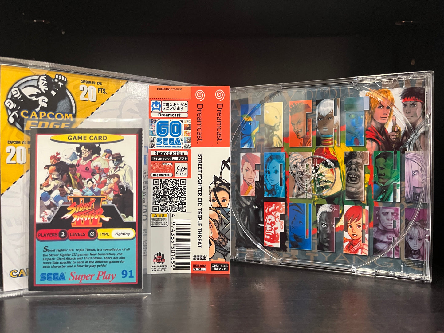Street Fighter III: Triple Threat [Sega Dreamcast] Reproduction