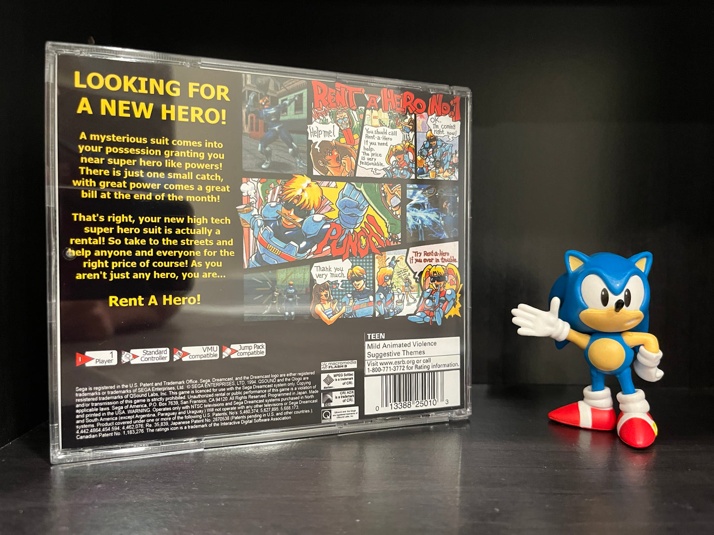 Rent A Hero (English Translation) [Sega Dreamcast] Reproduction