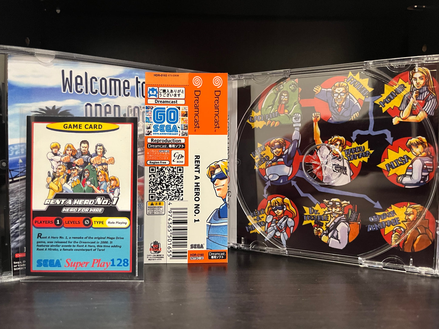 Rent A Hero (English Translation) [Sega Dreamcast] Reproduction