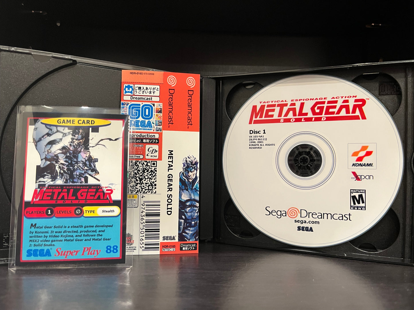 Metal Gear Solid [Sega Dreamcast] Reproduction