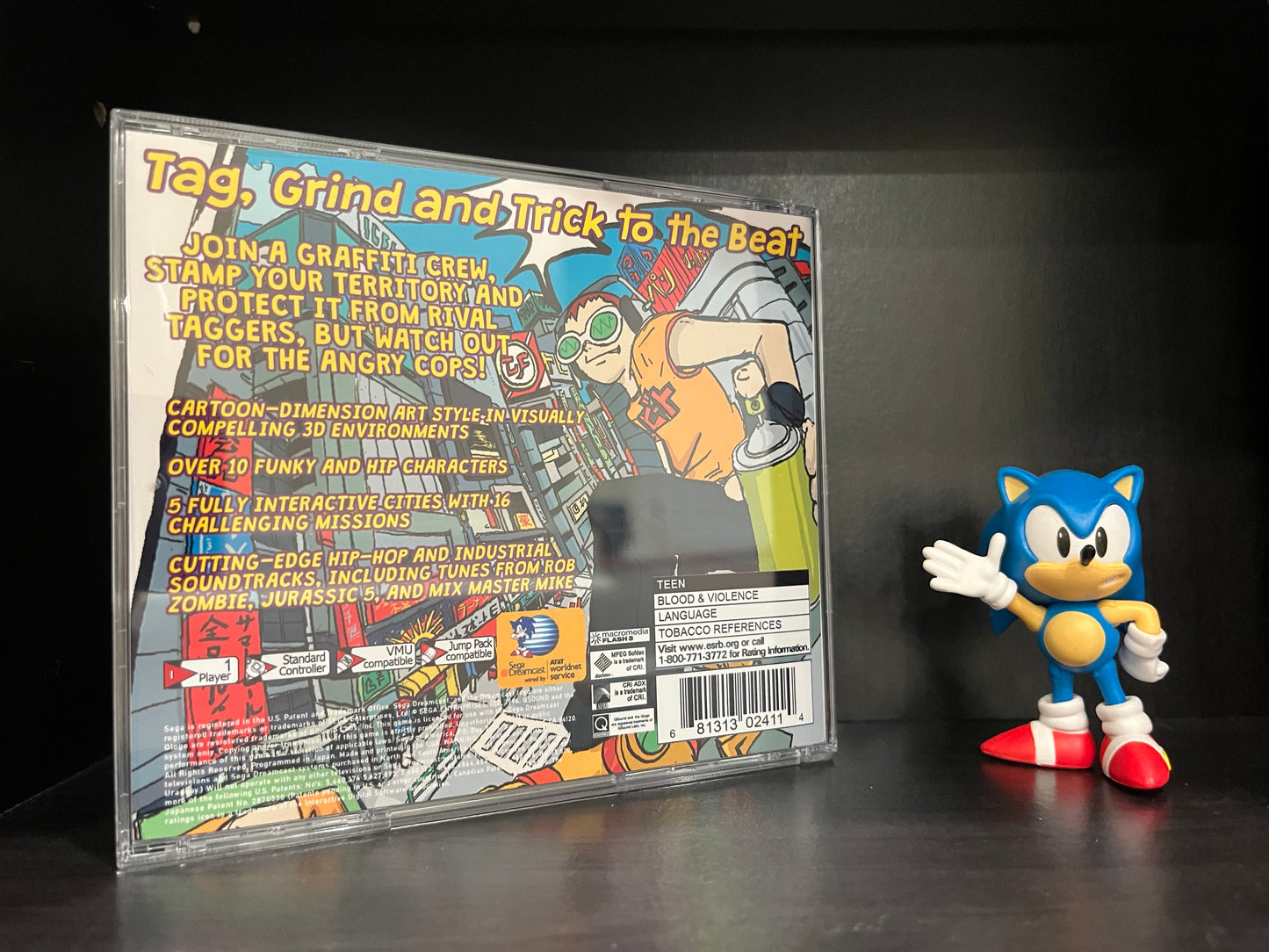 Jet Set Radio [Sega Dreamcast] Reproduction