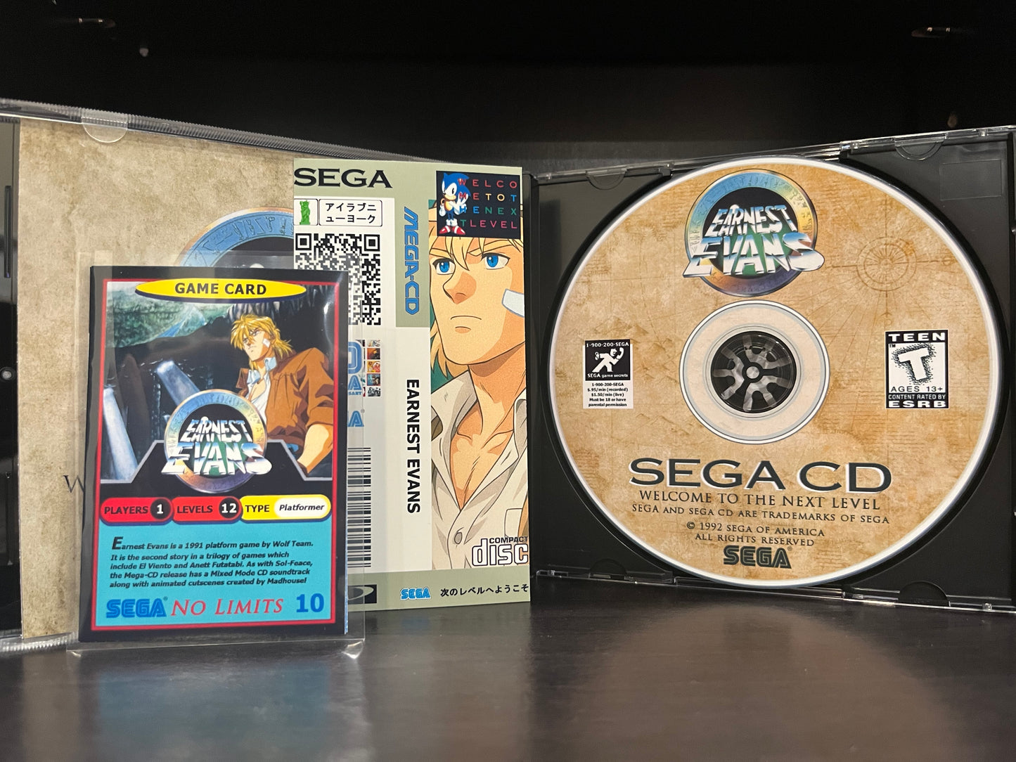 Earnest Evans (English Translation) [Sega CD] Reproduction