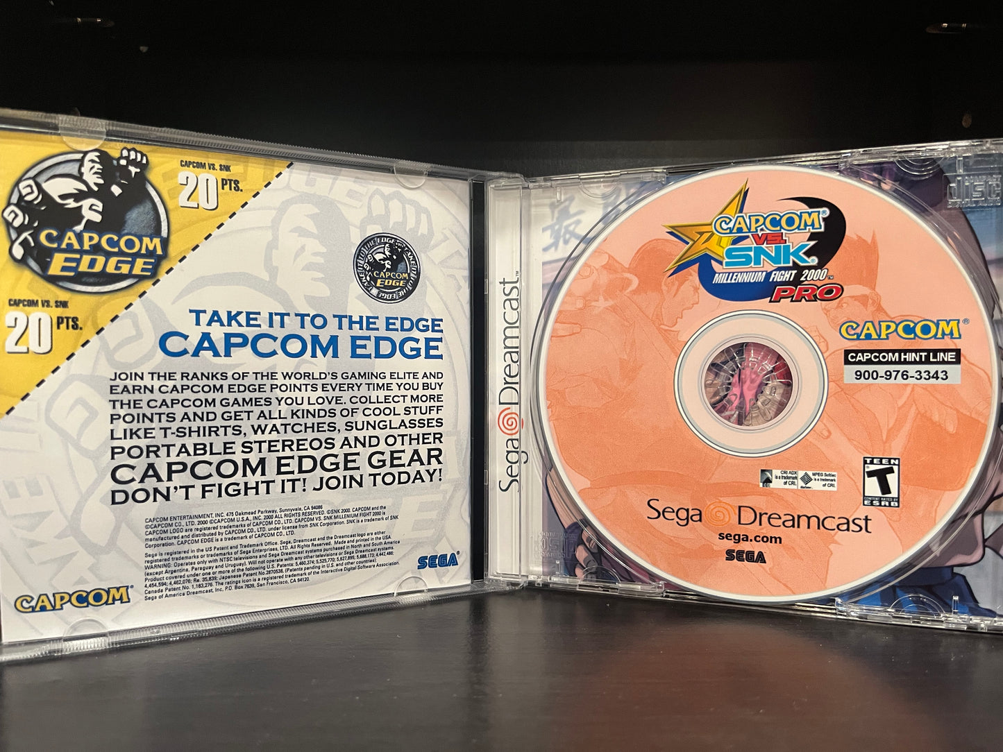 Capcom vs. SNK: Millennium Fight 2000 Pro [Sega Dreamcast] Reproduction