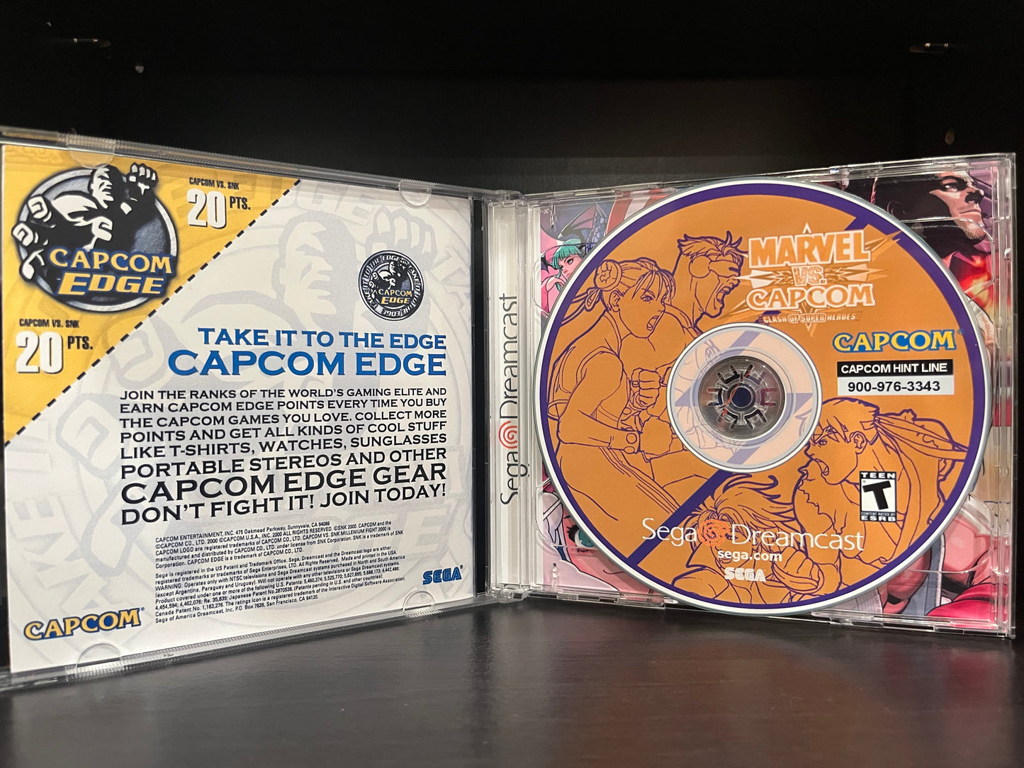 Marvel vs Capcom: Origins (Marvel vs Capcom 1 & 2) [Sega Dreamcast] Reproduction