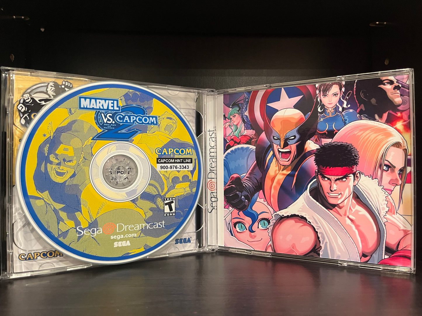 Marvel vs Capcom: Origins (Marvel vs Capcom 1 & 2) [Sega Dreamcast] Reproduction
