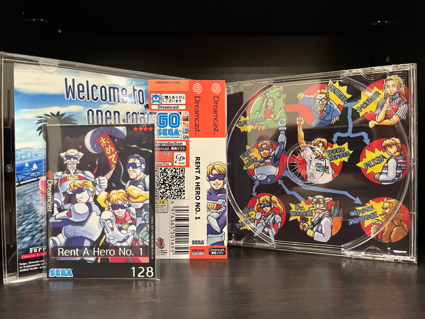Rent A Hero (English Translation) [Sega Dreamcast] Reproduction