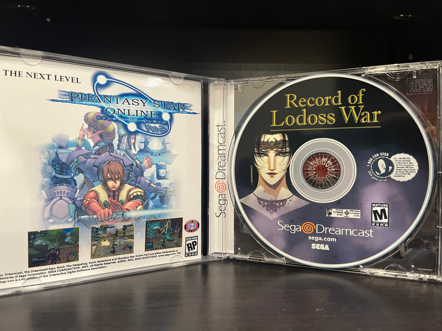 Record of Lodoss War: Advent of Cardice [Sega Dreamcast] Reproduction