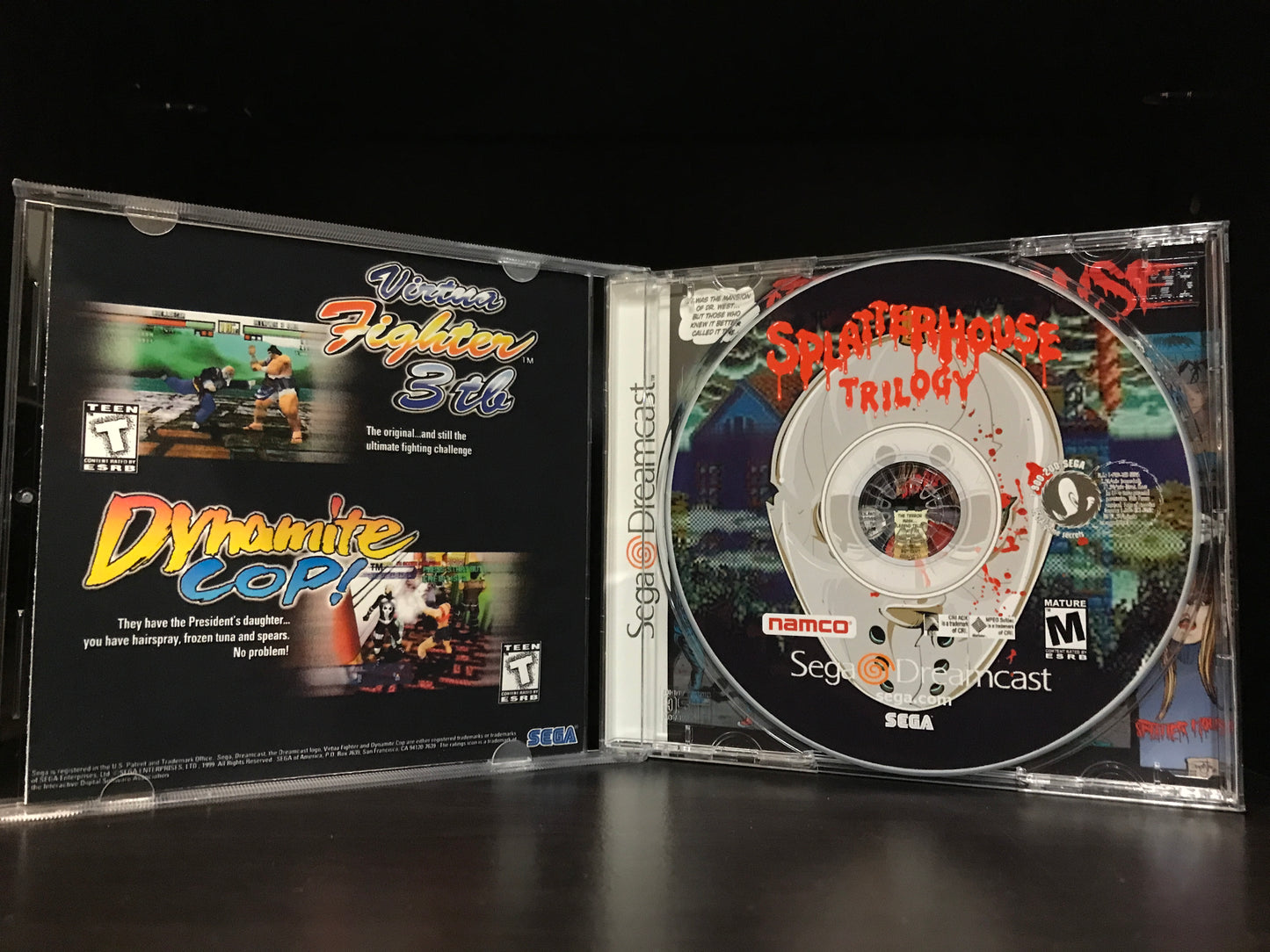 Splatterhouse Trilogy [Sega Dreamcast] Reproduction