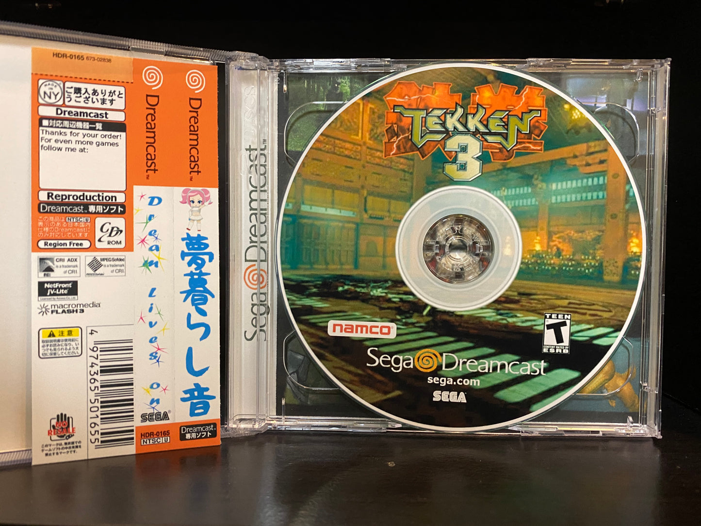 Tekken 3 [Sega Dreamcast] Reproduction