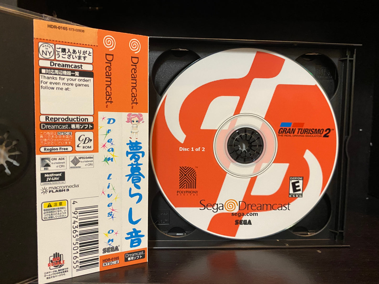 Gran Turismo 2 [Sega Dreamcast] Reproduction