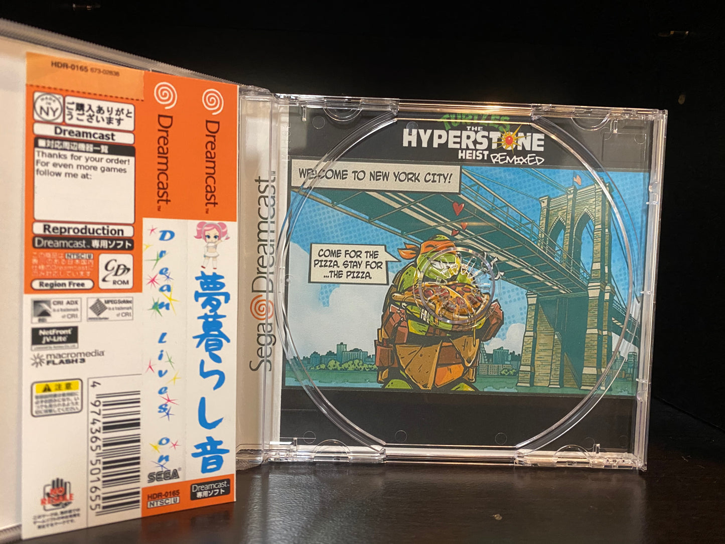 Teenage Mutant Ninja Turtles: Hyperstone Heist - Remixed [Sega Dreamcast] Reproduction