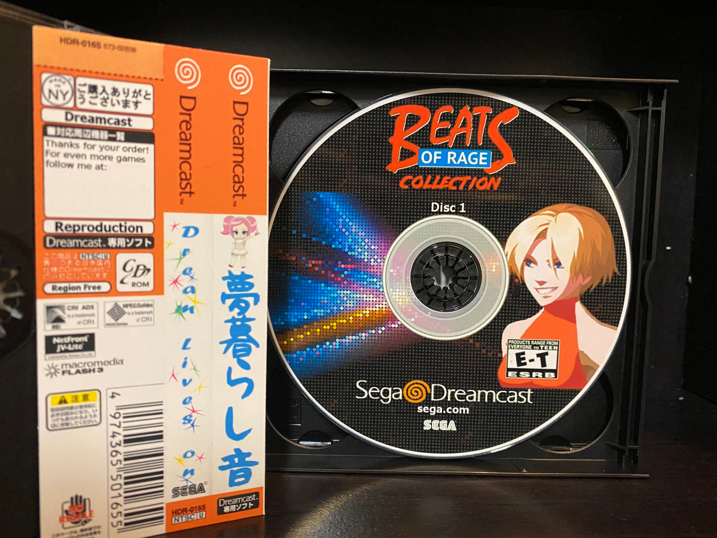 Beats of Rage Collection (3 Disc Collection) [Sega Dreamcast] Reproduction