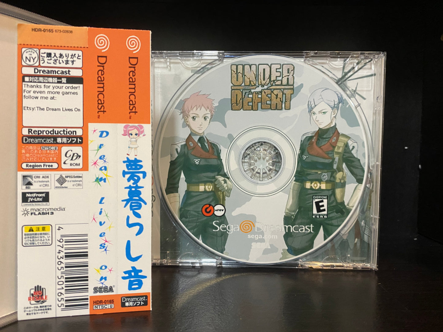 Under Defeat (English Translation) [Sega Dreamcast] Reproduction