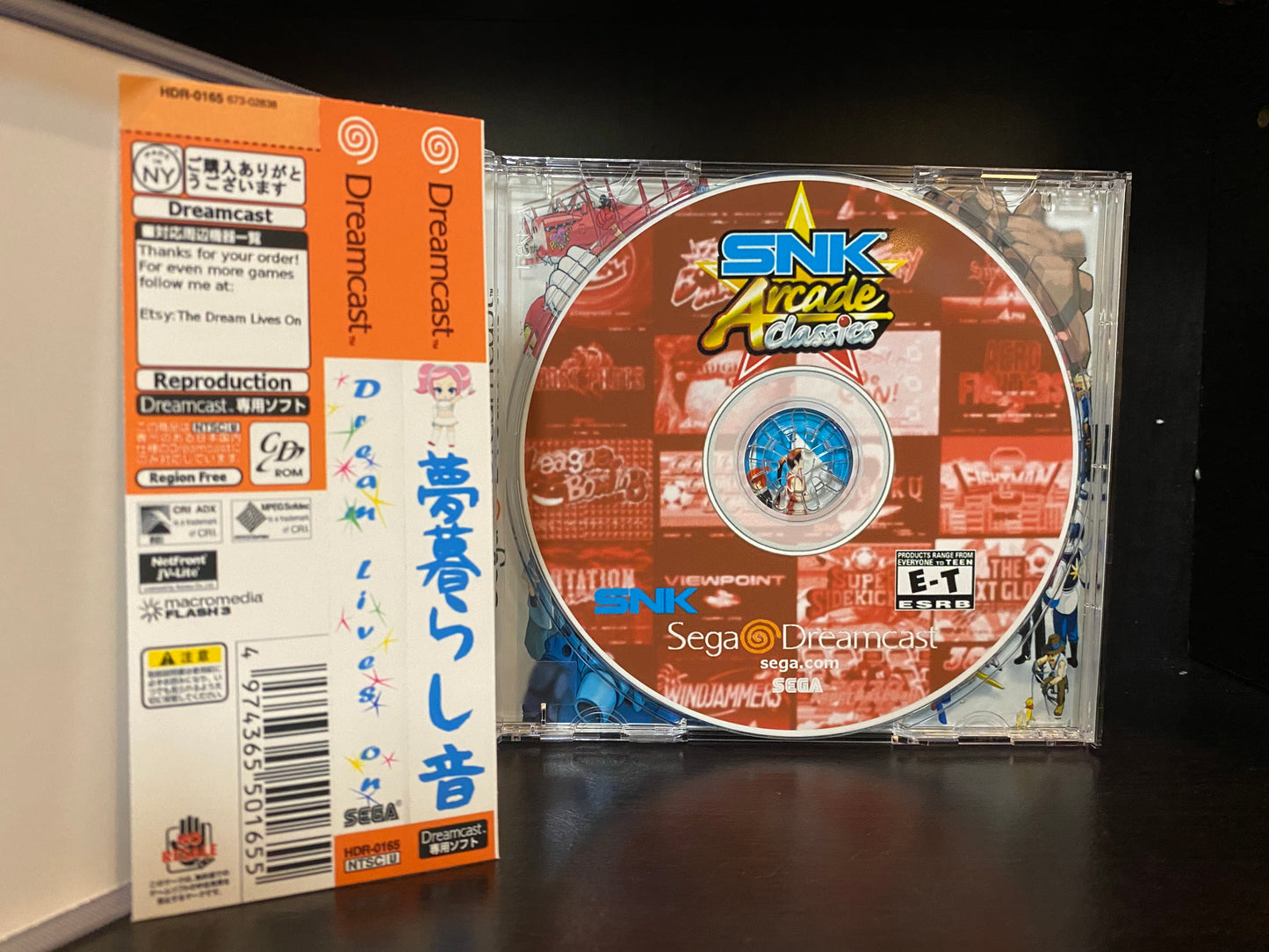 SNK Arcade Classics [Sega Dreamcast] Reproduction