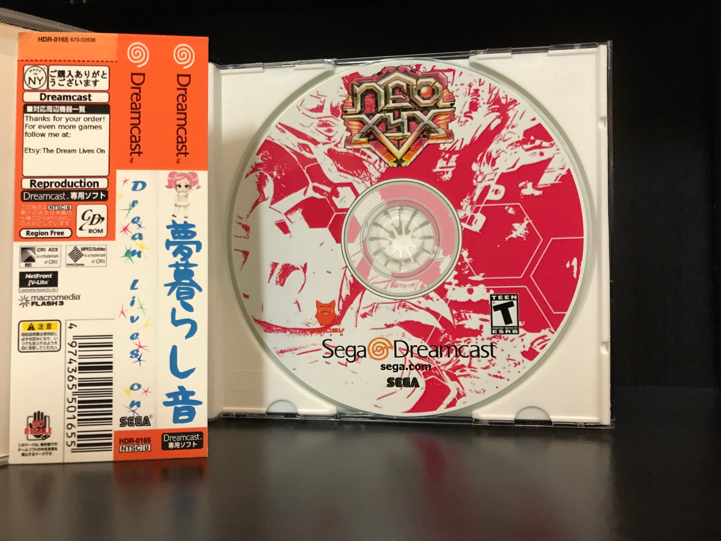 Neo XYX [Sega Dreamcast] Reproduction