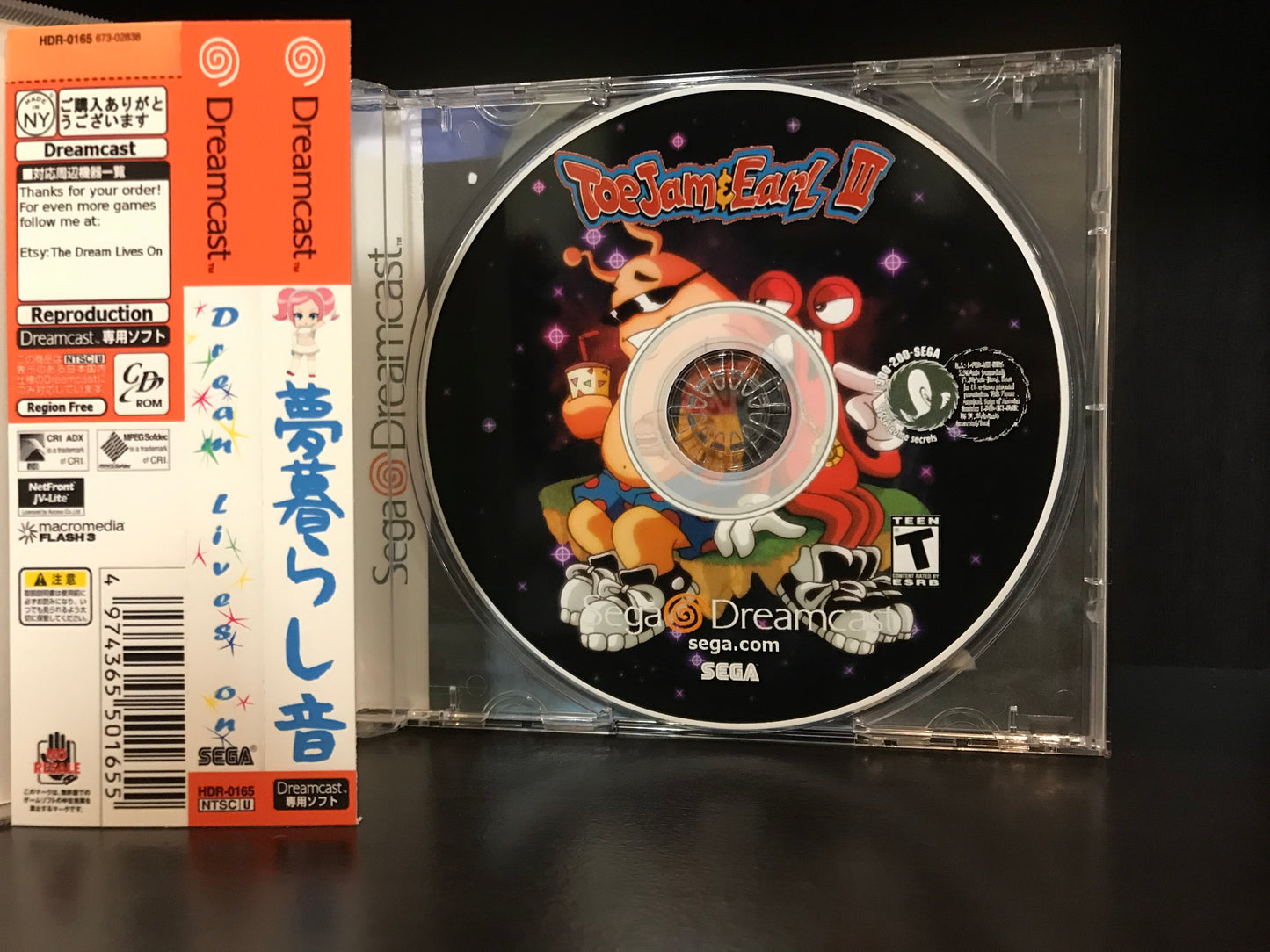 ToeJam & Earl III (Beta Version) [Sega Dreamcast] Reproduction