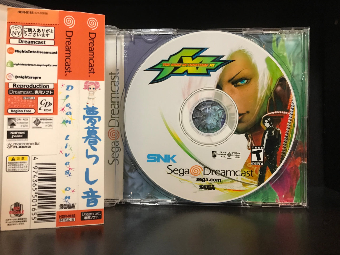 The King of Fighters XI [Sega Dreamcast] Reproduction