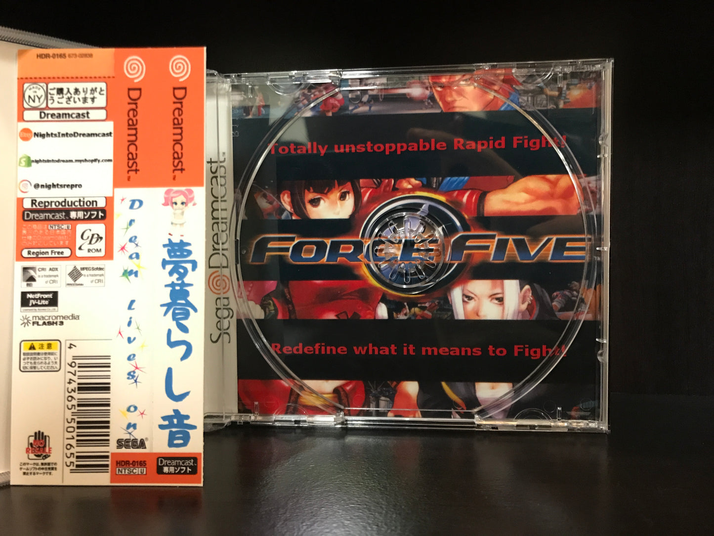 Force Five [Sega Dreamcast] Reproduction