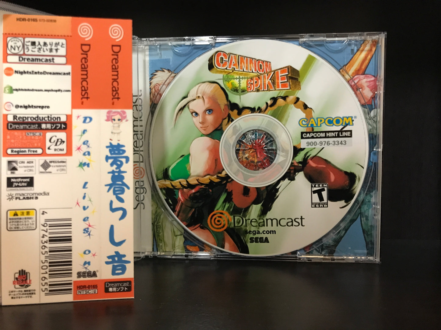 Cannon Spike [Sega Dreamcast] Reproduction