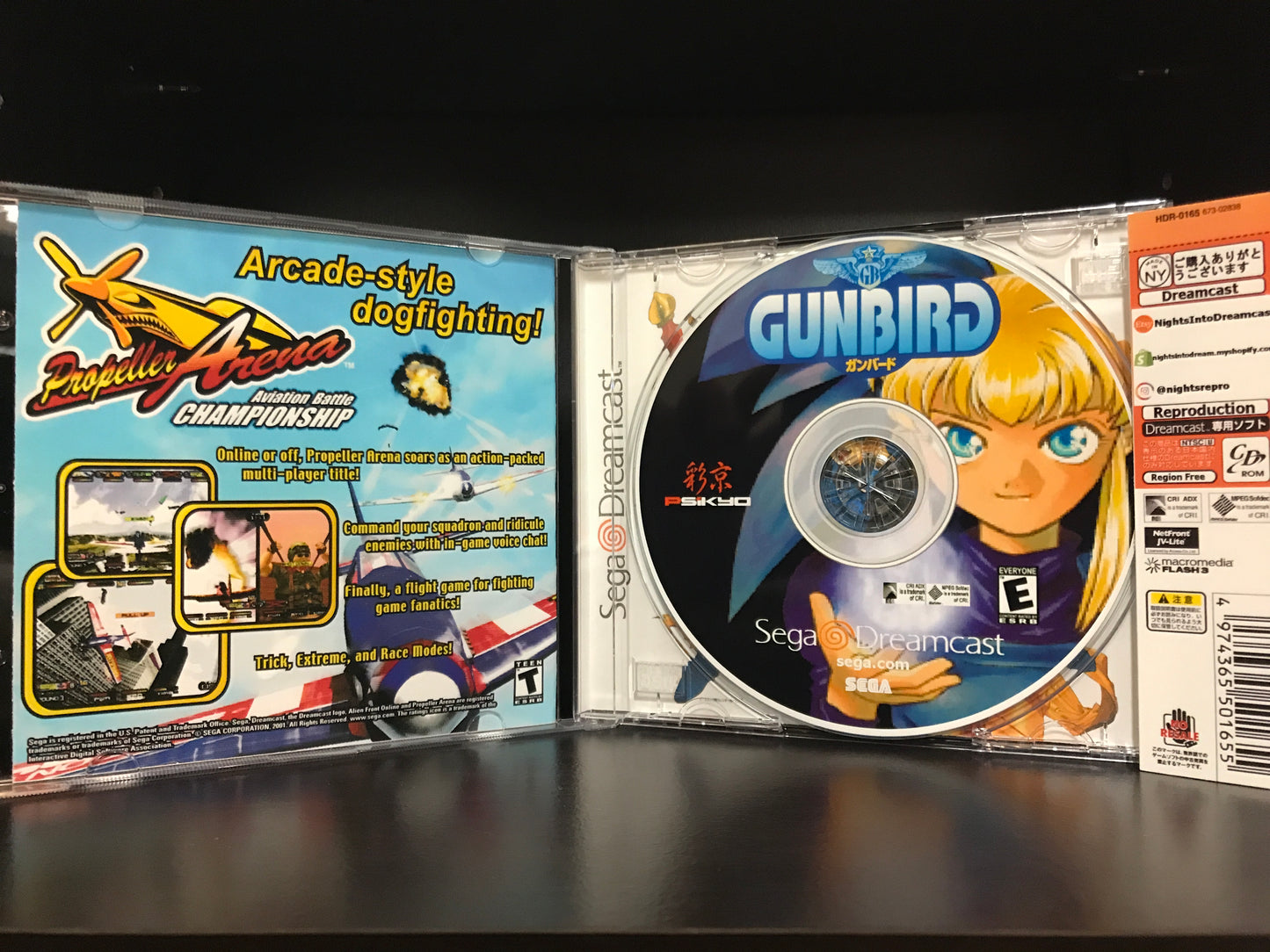 Gunbird [Sega Dreamcast] Reproduction