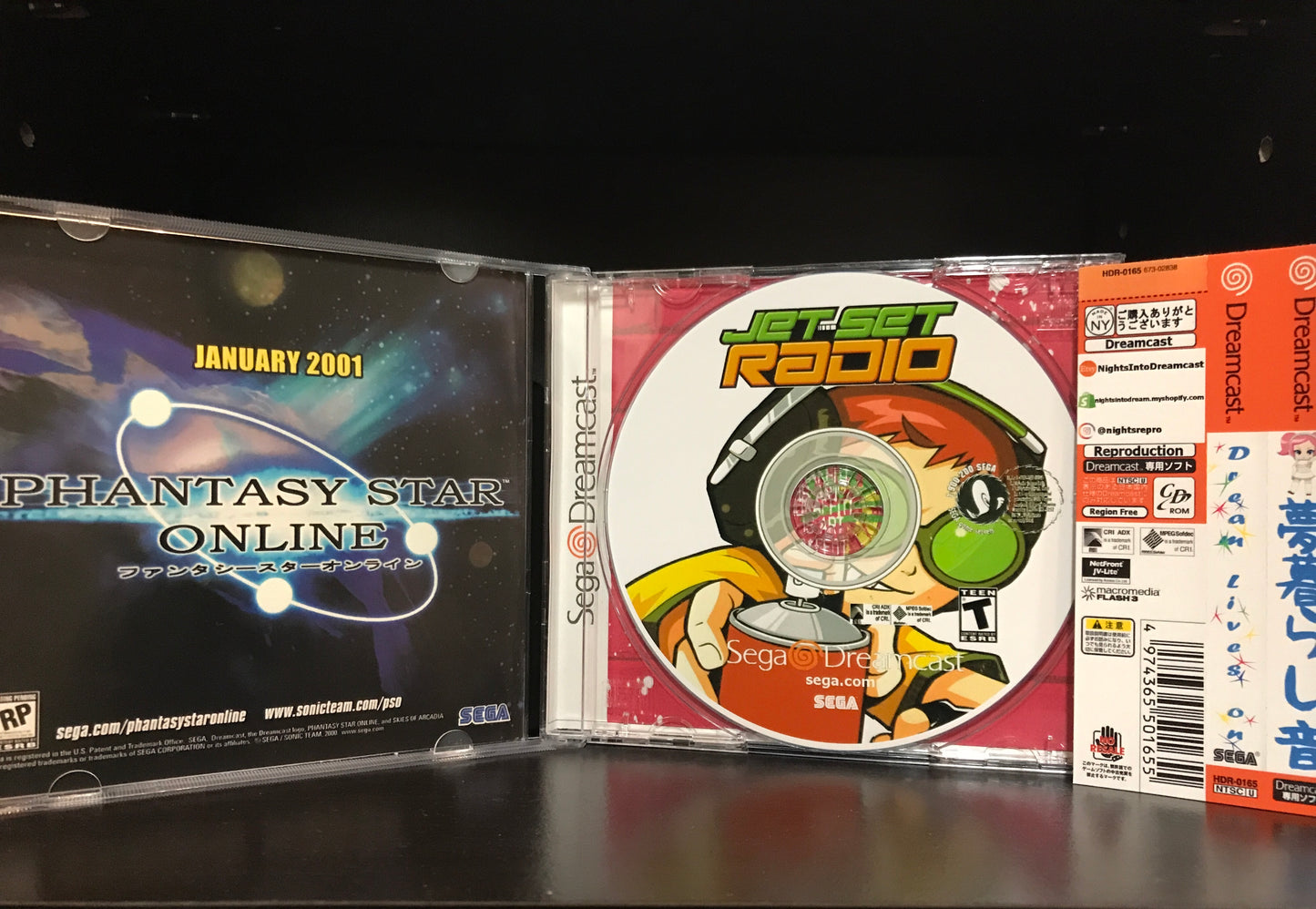 Jet Set Radio [Sega Dreamcast] Reproduction