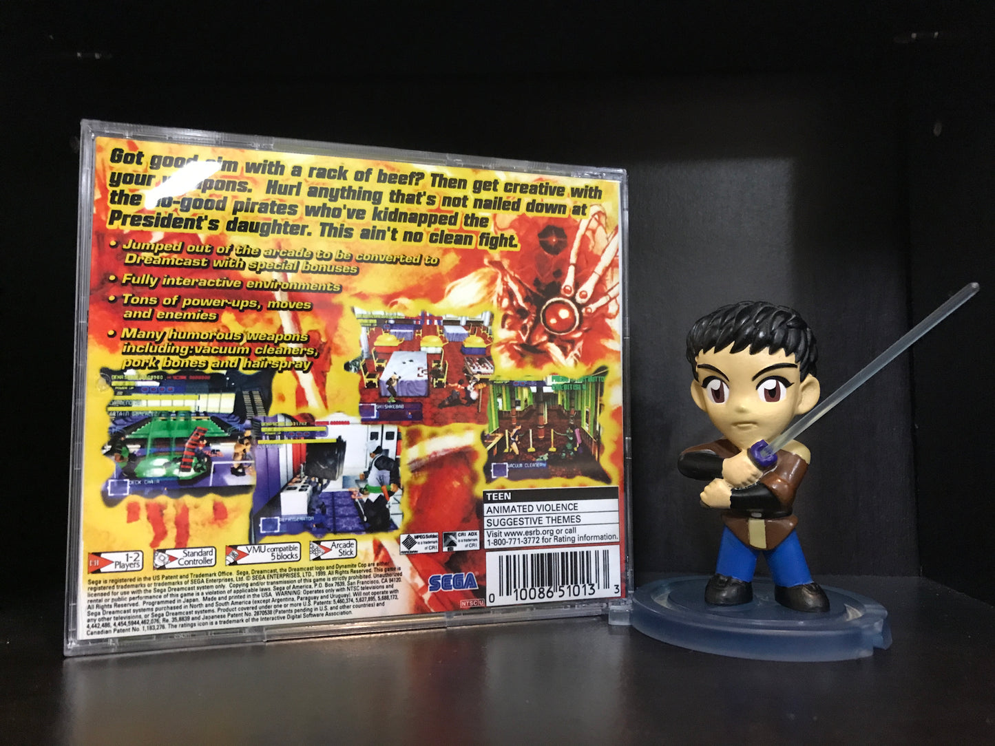 Dynamite Cop [Sega Dreamcast] Reproduction