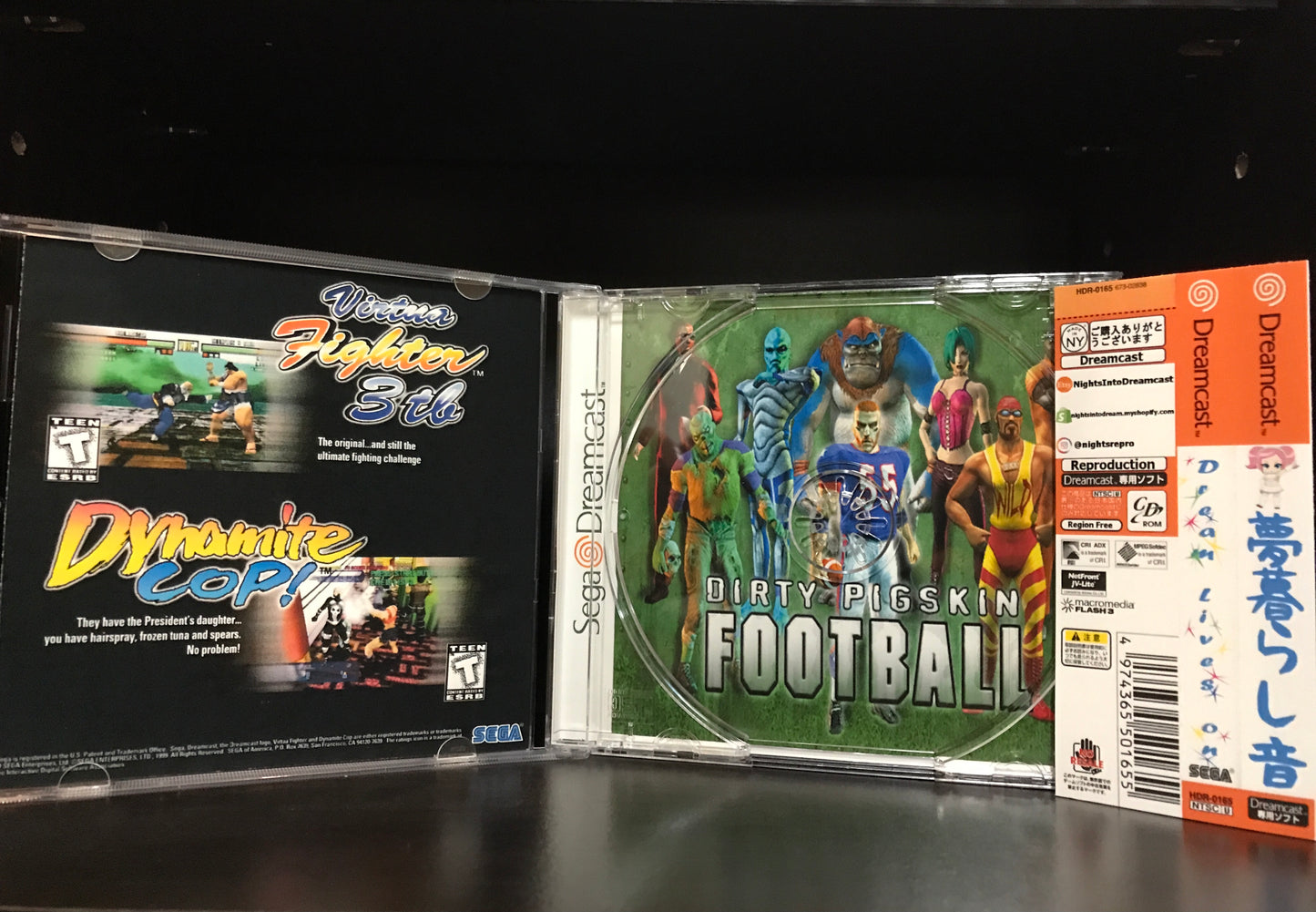 Dirty Pigskin Football [Sega Dreamcast] Reproduction